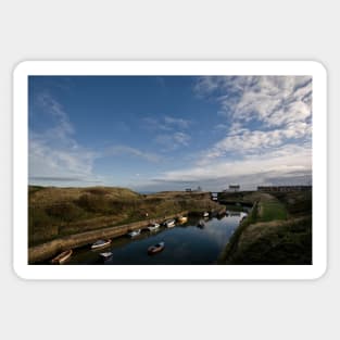 November at Seaton Sluice (2) Sticker